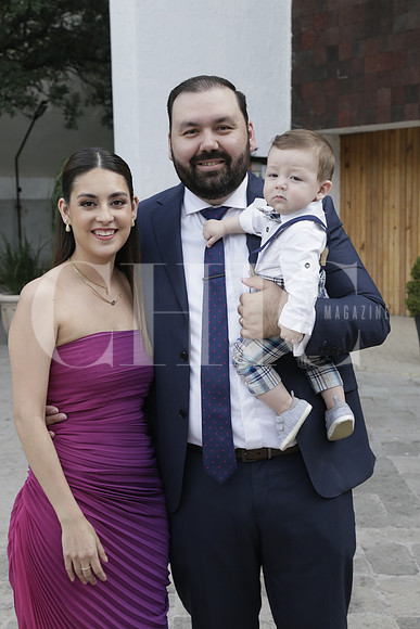 Marcela Treviño, Mario Peña y Federico Peña