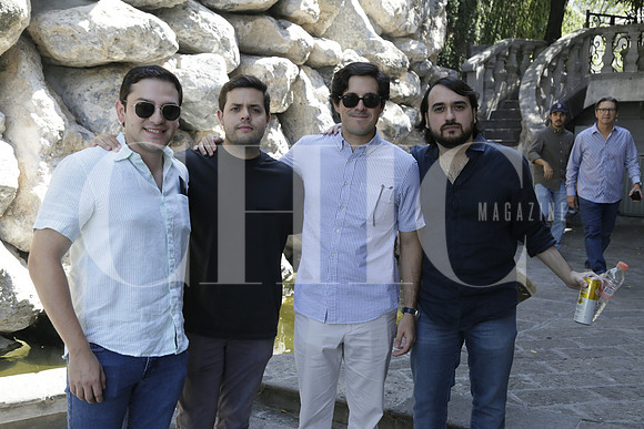 Gabriel Sañudo, Rogelio Reyes, Juan Carlos Durán y Mauricio Flores