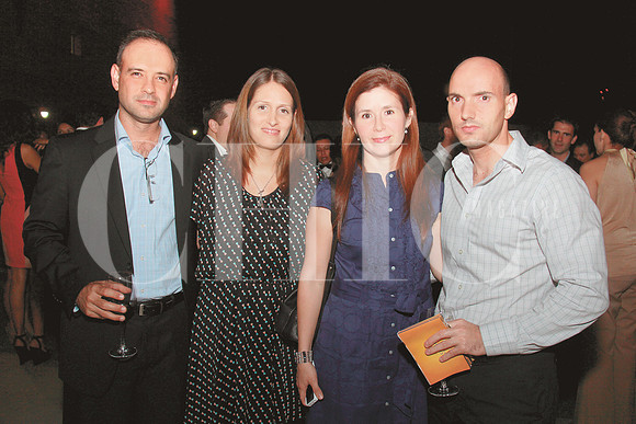 Pedro de los Santos, Gabriela Miguel, Consuelo Lankenau y Álvaro Aguirre