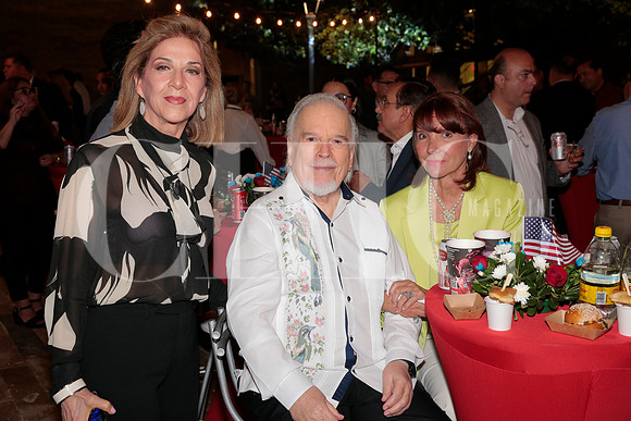 Mina Gustafson, Gustavo de la Garza y Carmen Bortoni 2