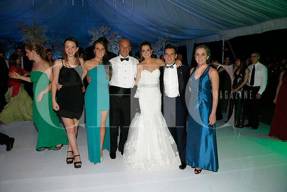 Abril Martín,  Alexia Boreli, Jorge Boreli, Gaby, Eder y Sandra Cap de Boreli