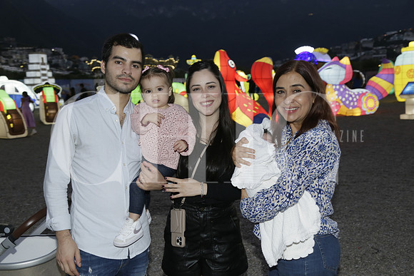 Andres Robles, Lucia Robles, Elsa Tatay, Carmén Rodríguez y Ariana Robles