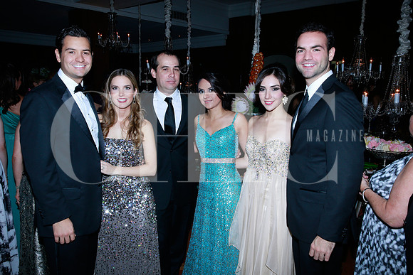 Andrés Garza García, Ana Sofía Sada, Erick Escamilla, Alejandra de Escamilla, Diana Martínez y Marcelo Garza