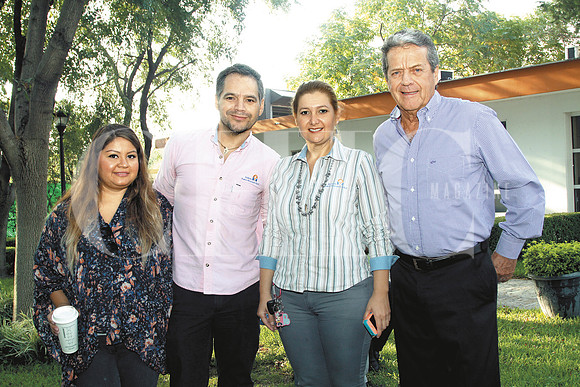 Paola Pineda, Ruben Alanis, Rocio Garza y Jorge Martínez