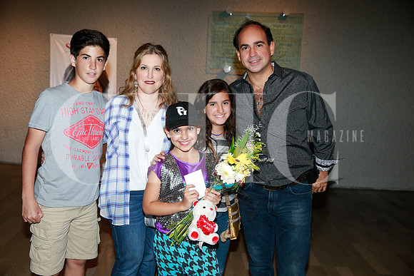 Fernando González, Rocío Barrera, Eugenia González, Raquel González y Fernando González