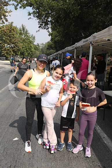Mónica Díaz, Ines Bremer, Luis Carlos Bremer y Valentina Bremer