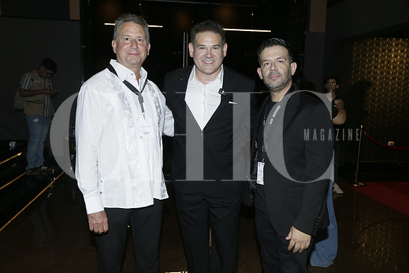 Humberto Garza, Roglio Martínez y Aldo Berteramo
