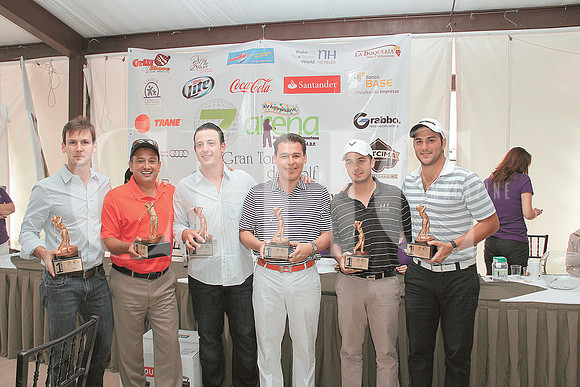 1er. Lugar- Rodrigo De León, Rene Salinas, Daniel Pérez-Salinas, José Luis Parga, Pablo Cortrina y Roberto Sánchez