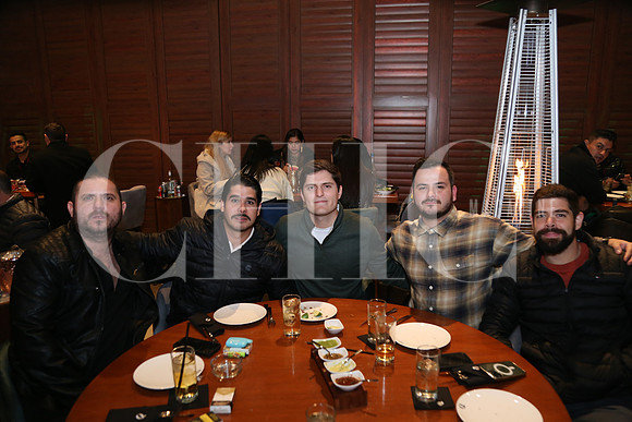 Jimy Saucedo, Jorge Sarzosa, Jorge Forseck, Lalo Guerra y Mauricio Fosado