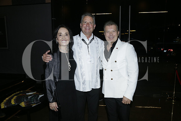 Cecilia Garza de Garza, Humberto Garza y Rolando Lozano