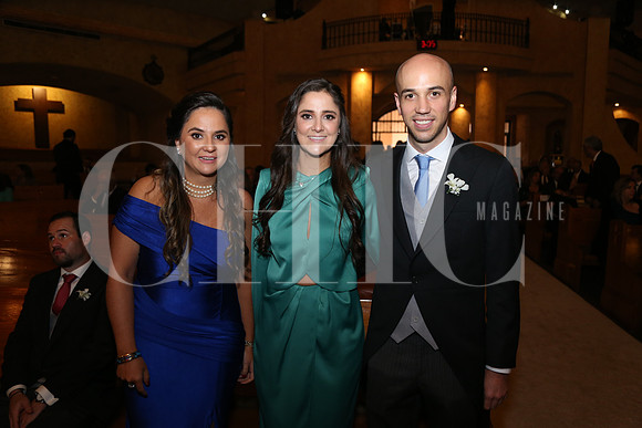 María Aja, Ana Aja y Mauricio Mendoza
