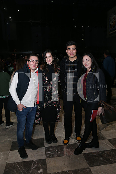 Jonathan Rocha, Brianda Flores, Brayan Chávez y Emely Villaseñor
