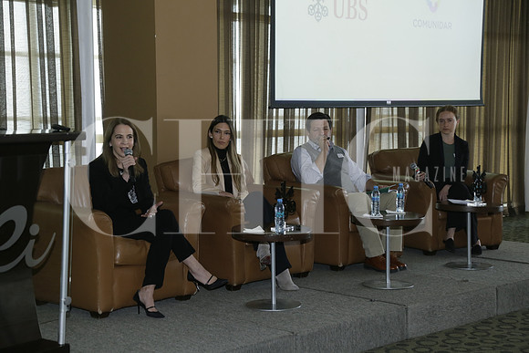Carmen Garza T, Mónica Odriozola, Armando Estrada y Alina Vitran Arizpe