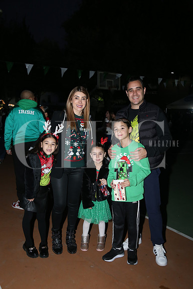 Amaya Sarabia, Dayra Rodríguez, Alena Sarabia, Paulino Sarabia y Paulino Sarabia