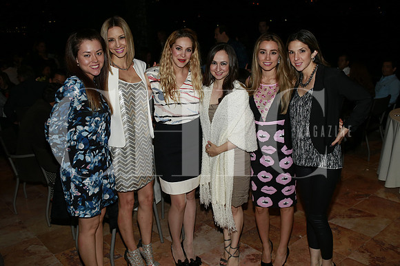 Marcela de Murrillo, Adriaan Franco de Saide, Lily Garza de Sada,  Lorena Garza de Quiroga, Romina Romero de Amstrong y July Garza de Correa