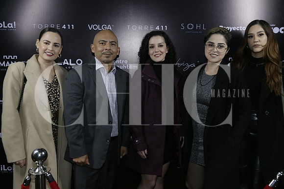 Celina Castro, César Colomo, Pamela Barragán, Neyda Lozano e Ivette Martínez