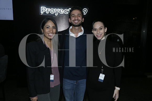 Sara Gallegos, Ricardo Lobatón y Valeria García