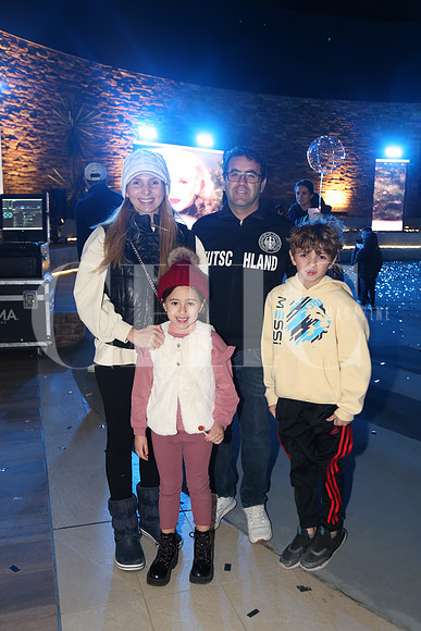 Laura Gonzalez de Maldonado, Sergio Maldonado, Siena Maldonado y Checo Maldonado