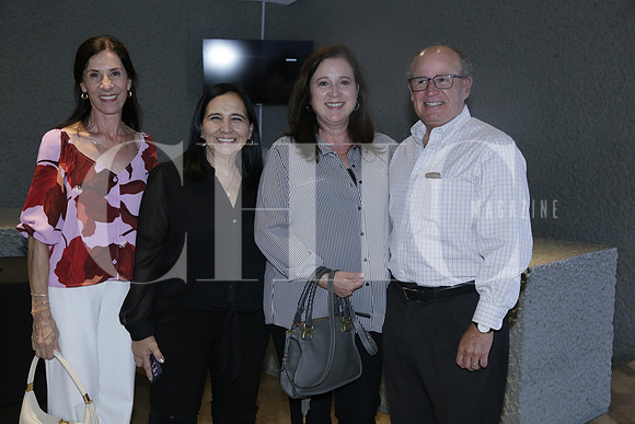 Semi Andonie de Garza, Consuelo Bañuelos, Alejandra Aldape y Rodolfo Canseco