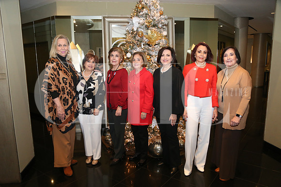 Ana Cristina Riojas, Lupita Calderoni, Argelia Ancira, Josefina Erhard, Margarita de Zambrano, Amalia Lozano de Maiz y María Elena Zambrano 1