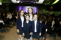 Cordelia Treviño de Páez, Cordelia Páez Treviño, Fernanda Páez Treviño y Valentina Páez Treviño