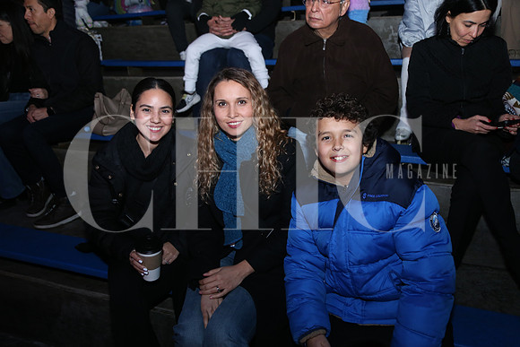 Andrea Antiyon, Daniela Cavazos y Andres Carrillo