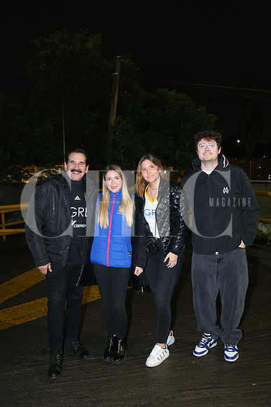 Carlos Barona, Daniela Barona, Mariela Barona y Jorge Ureña