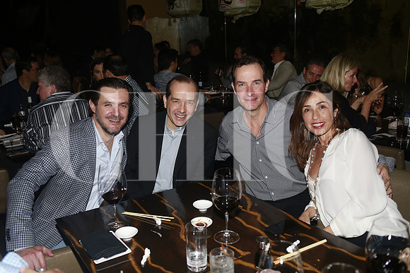 Nicola Giberti, Padre Pablo Mejia, Magaly Maldonado de González y Timoteo González