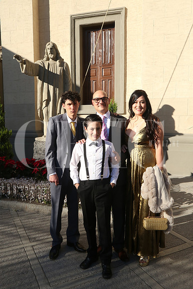 Santiago Vega, Gabriel Vega, Alicia Morales e Ignacio Vega