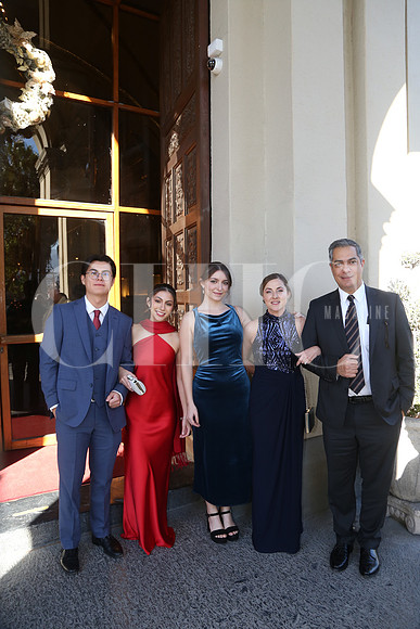 Bruno Villavicencio, Lucía Monterubio, Paulina Monterubio, Macris Monterubio y Sebastian Monterubio