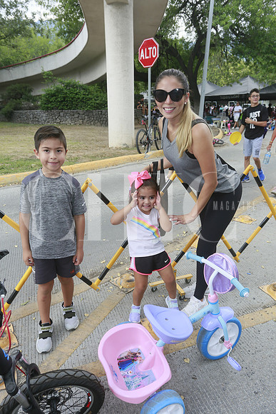 Alejandro Maldonado, Valentina Maldonado y Marisa Treviño
