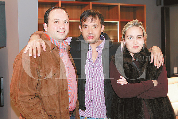 Jorge Lorenzen, Eugenio Zambrano y Celina Guzmán de Zambrano