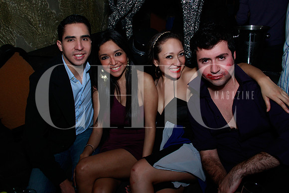 José Manuel Esparza, Claudia Matamoros, Lorena Garza y Alfredo Villalonga