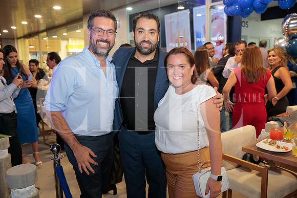 Juan Carlos Torre, Benjamin Vega y Leslie Palma