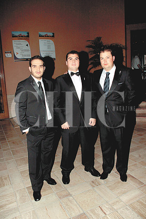 Valentin Treviño, Rodrigo Lambretón y Santiago Lamas