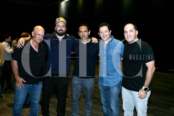 Pepe Letayff, Andrés Acosta, Gustavo García, Paco Ruelas y Rafael Pérez Bansini
