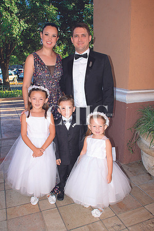 Marcela González, Manuel Zambrano, María Eugenia Zambrano, Manuel Zambrano y Sofía Zambrano