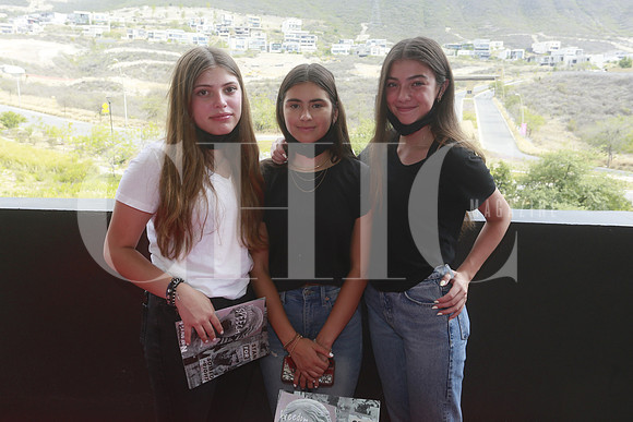 Majo Martínez, Sofia Garza e Isabela Prestamo