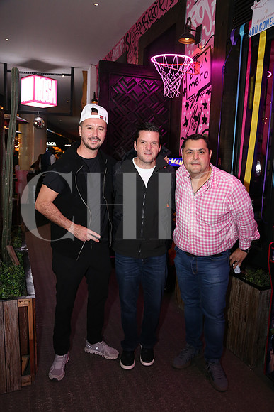 Nacho Llantada, Hernán Treviño y Edu Garza 1