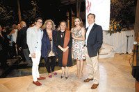 Érika González Brunell de Rodríguez, Verónica González, Lourdes Suárez de Garza y Óscar Garza