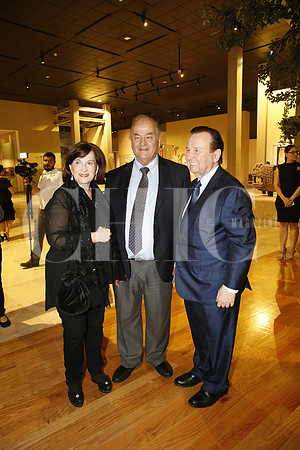 Carmen Garza de celada, Juan Celada y Tomás González Sada
