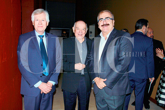 Raúl Lara, Eduardo Dávila y Benjamín Clariond