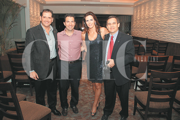 Fernando Cantú, Agustín Blanco, Rosa María Oliver de Blanco y Sergio Ungler