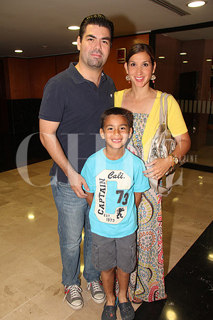 Mauricio Garza, Sergio Garza y Laura Leal