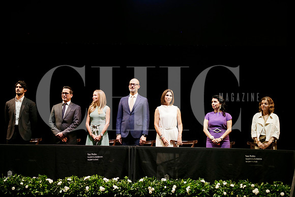 Patricio Orozco, Oscar F. De la Garza, Mónica Zambrano Miguel Treviño, Luz María Garza, Virgina González y Lily Navarro
