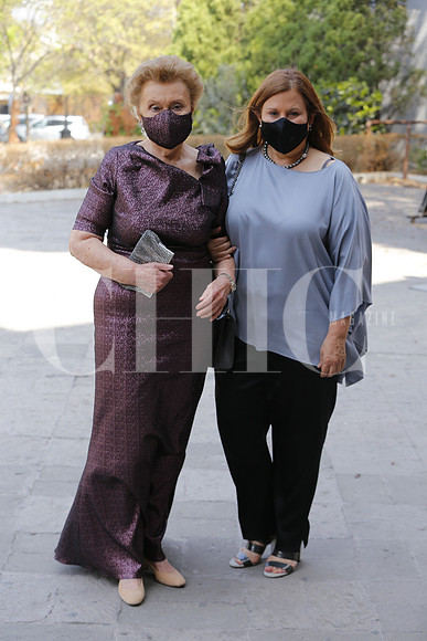 Margott Griffith de Aldape y Adriana Aldape de Miguel