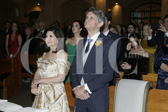 (papás de la novia) Dora María castro de Treviño y Sergio Treviño