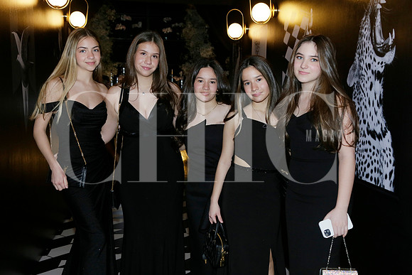 Eugenia Montalvo, Catalina Fernández, Viviana Garza, Valentina Garza y Marie Garza