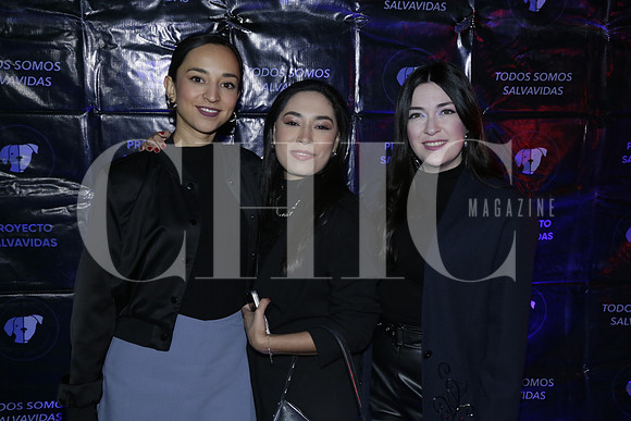 Nancy Pino, Gaby Barragán y Adry López