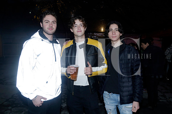 Cristian Cover, Cristian Alarcón y David Villarreal